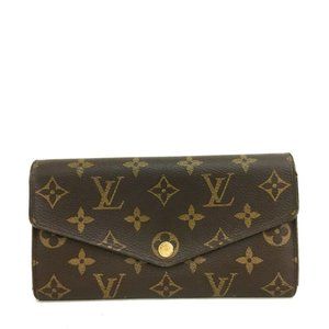 197201G V Louis Vuitton Wallet Long Portefeiulle Sarah Brown Monogram